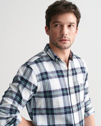 Regular Fit Plaid Flannel Shirt