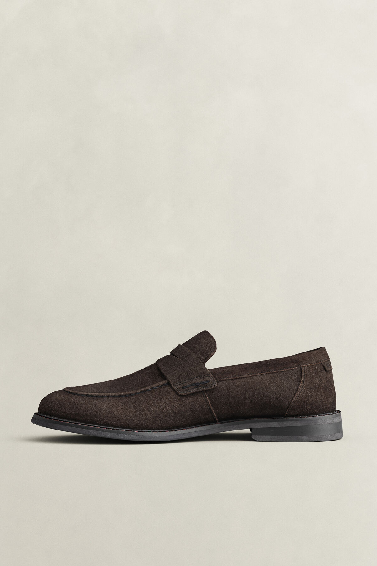 Lozham Suede Loafers — DARK BROWN