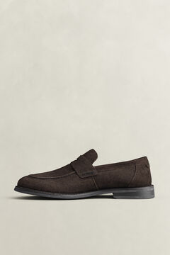 Lozham Suede Loafers — DARK BROWN 4