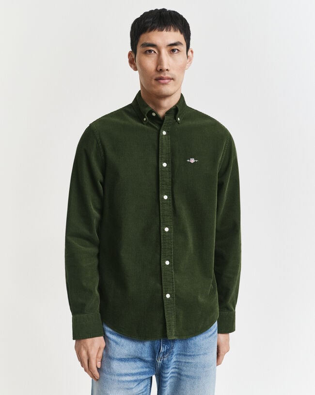 Regular Fit Cotton Corduroy Shirt