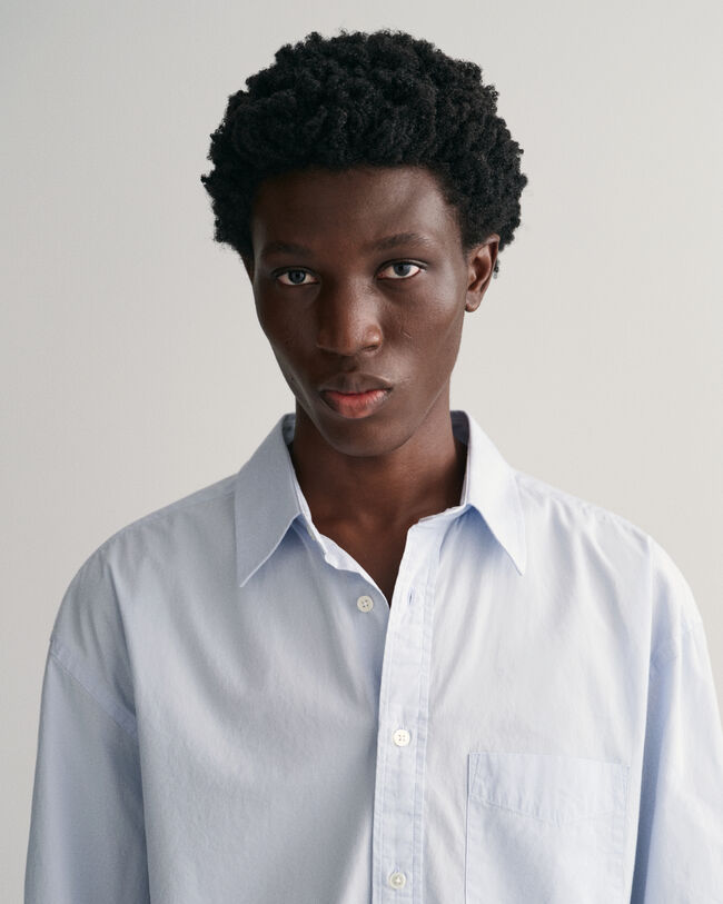 Oversized Compact Poplin Shirt