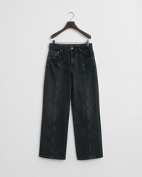 Relaxed Fit Straight Seam Jeans