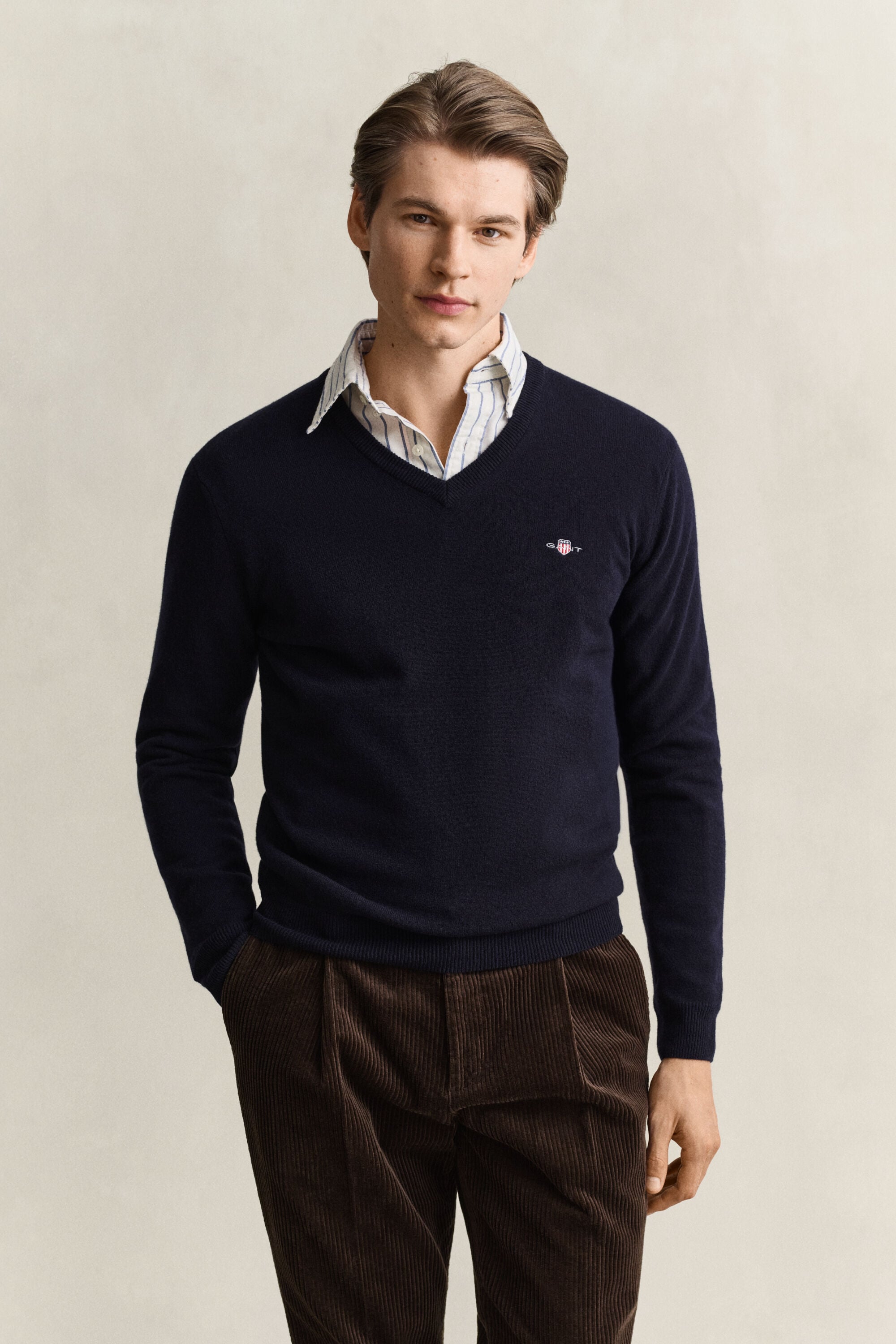 Lambswool V-Neck Sweater