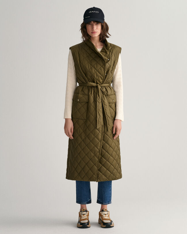 Long Quilted Vest