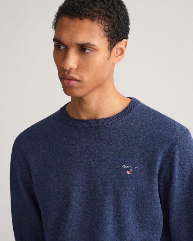 Classic Cotton Crew Neck Sweater