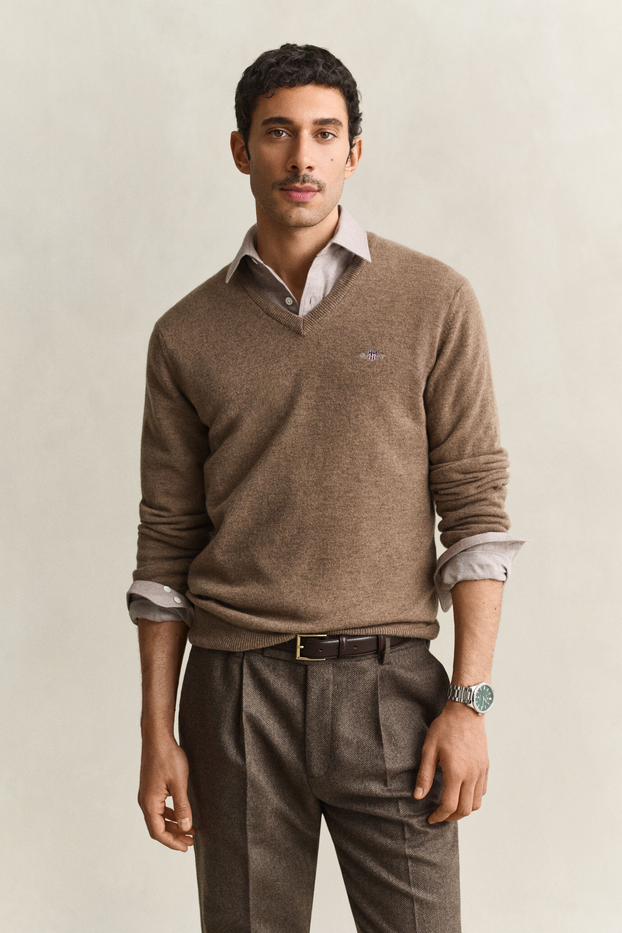 Lambswool V-Neck Sweater