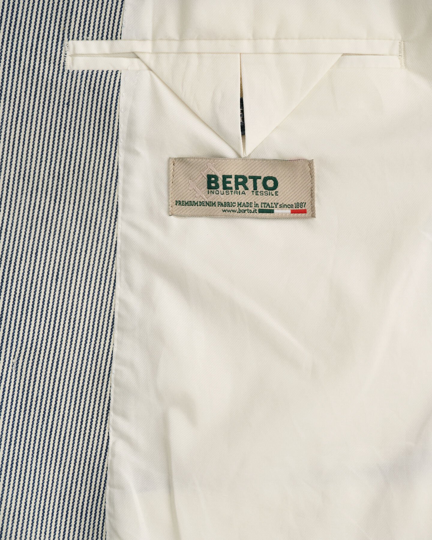 Oversized Striped Double Breasted Blazer