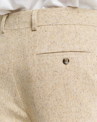 Relaxed Fit Nepps Herringbone Suit Pants