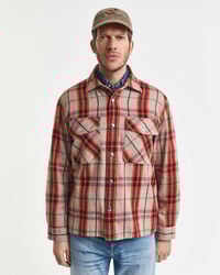 Relaxed Fit Checked Overshirt