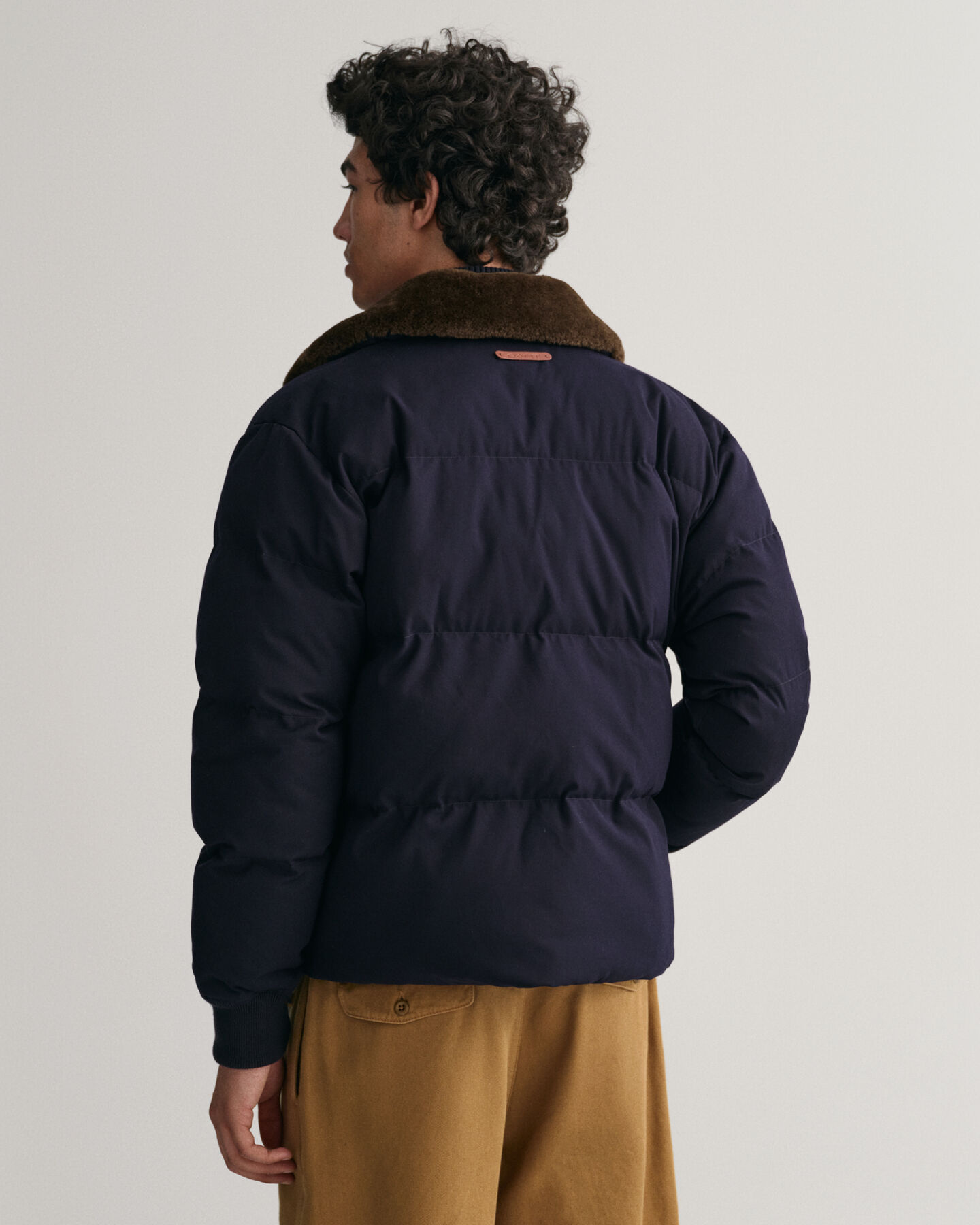 Padded Flannel Puffer Jacket