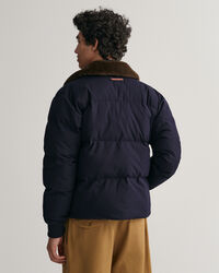 Padded Flannel Puffer Jacket