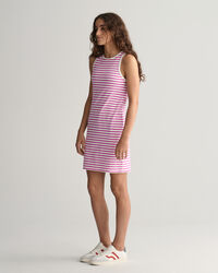 Teen Girls Striped Rib Tank Dress