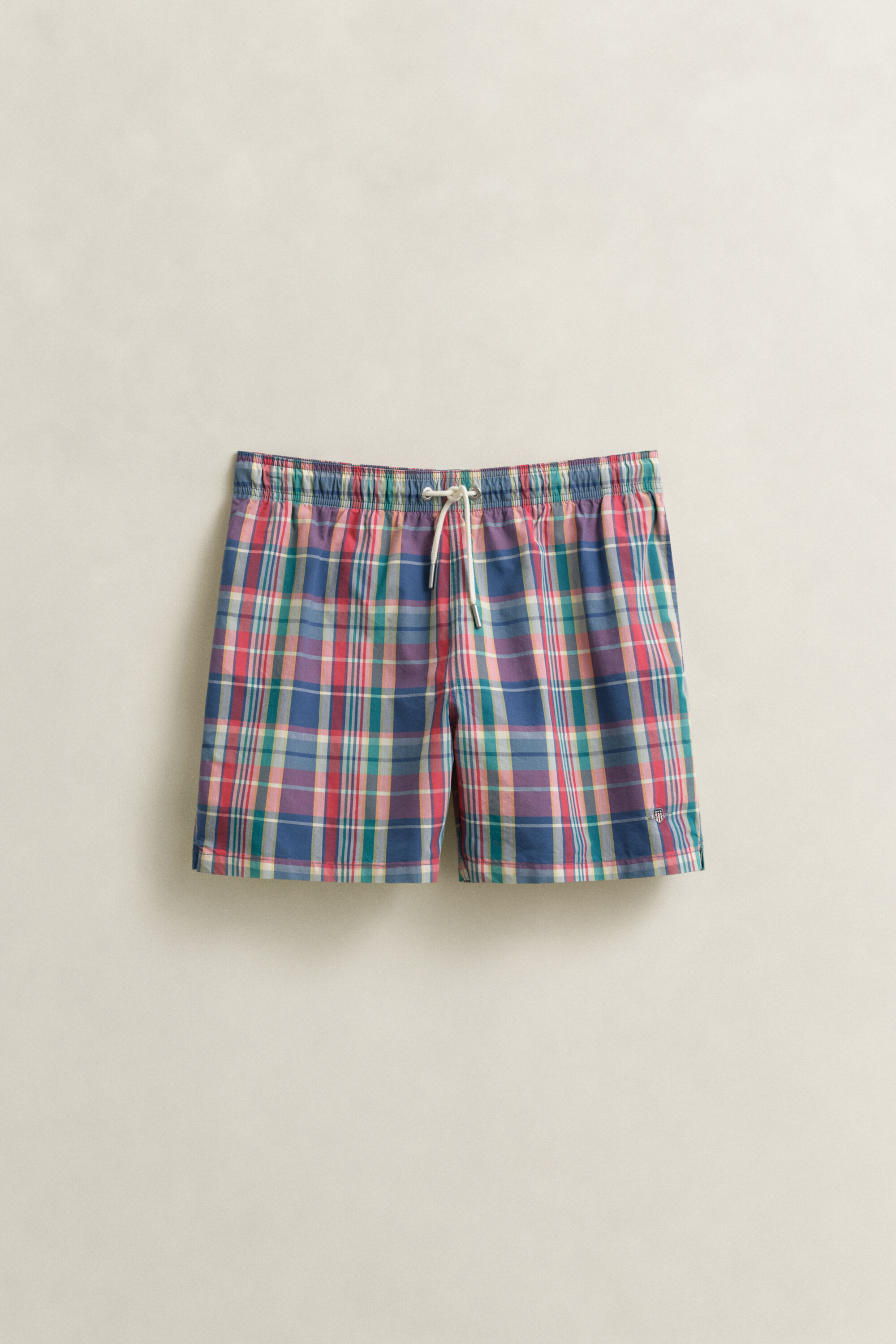 Madras Checked Swim Shorts