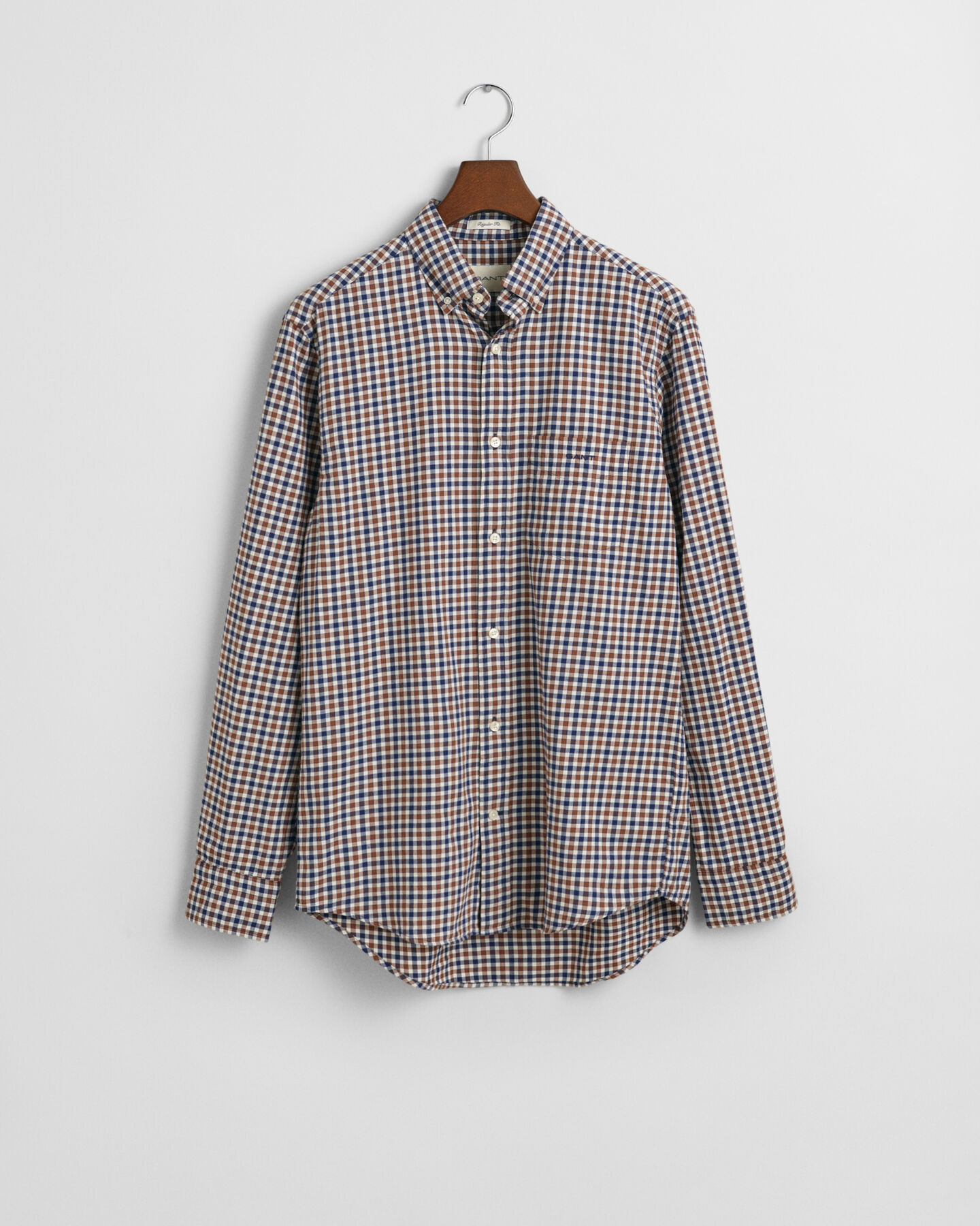 Regular Fit Gingham Light Twill Shirt