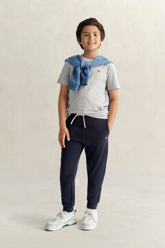 Teen Boys Shield Sweatpants — EVENING BLUE 6