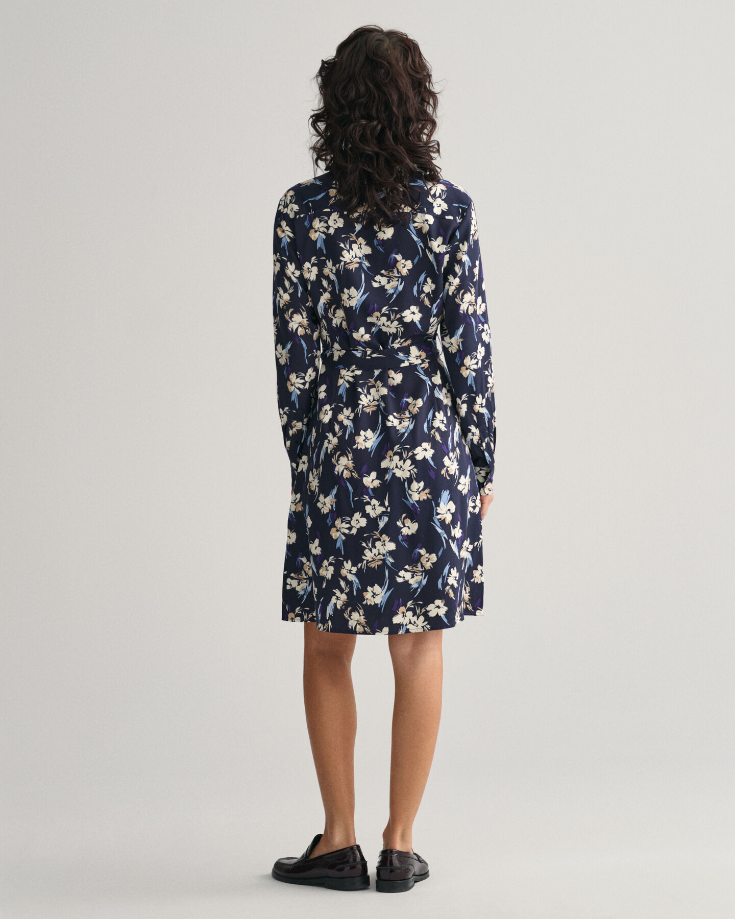 Floral Print Shirt Dress