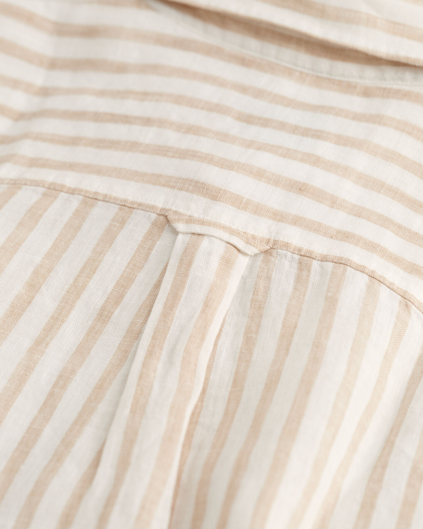 Relaxed Fit Striped Linen Shirt