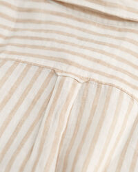 Relaxed Fit Striped Linen Shirt