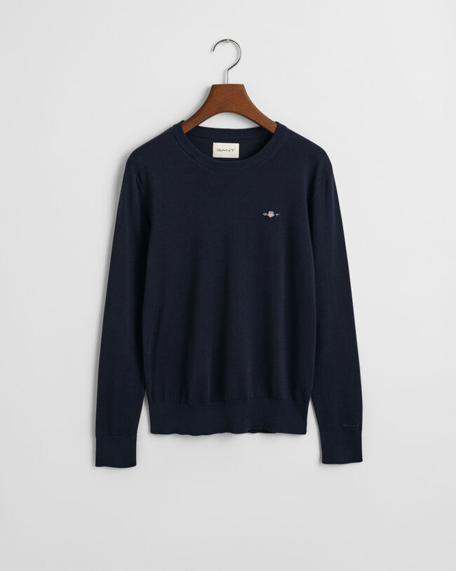 Fine Knit Crew Neck Sweater