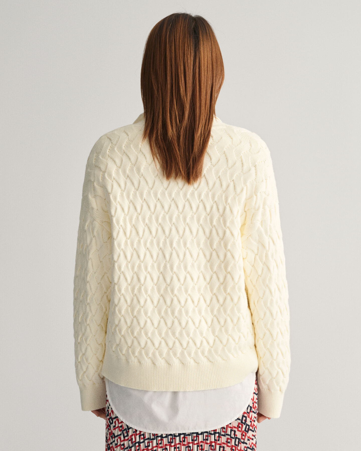 Textured Cotton Cardigan