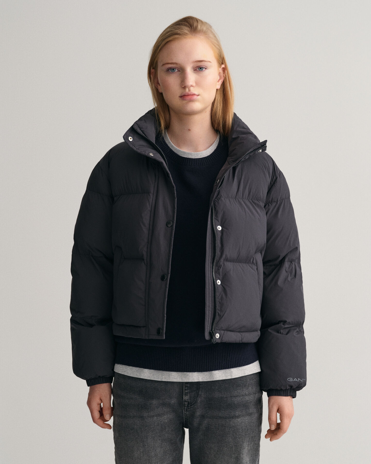 Teen Girls Cropped Puffer Jacket