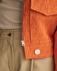 Cropped Bouclé Jacket