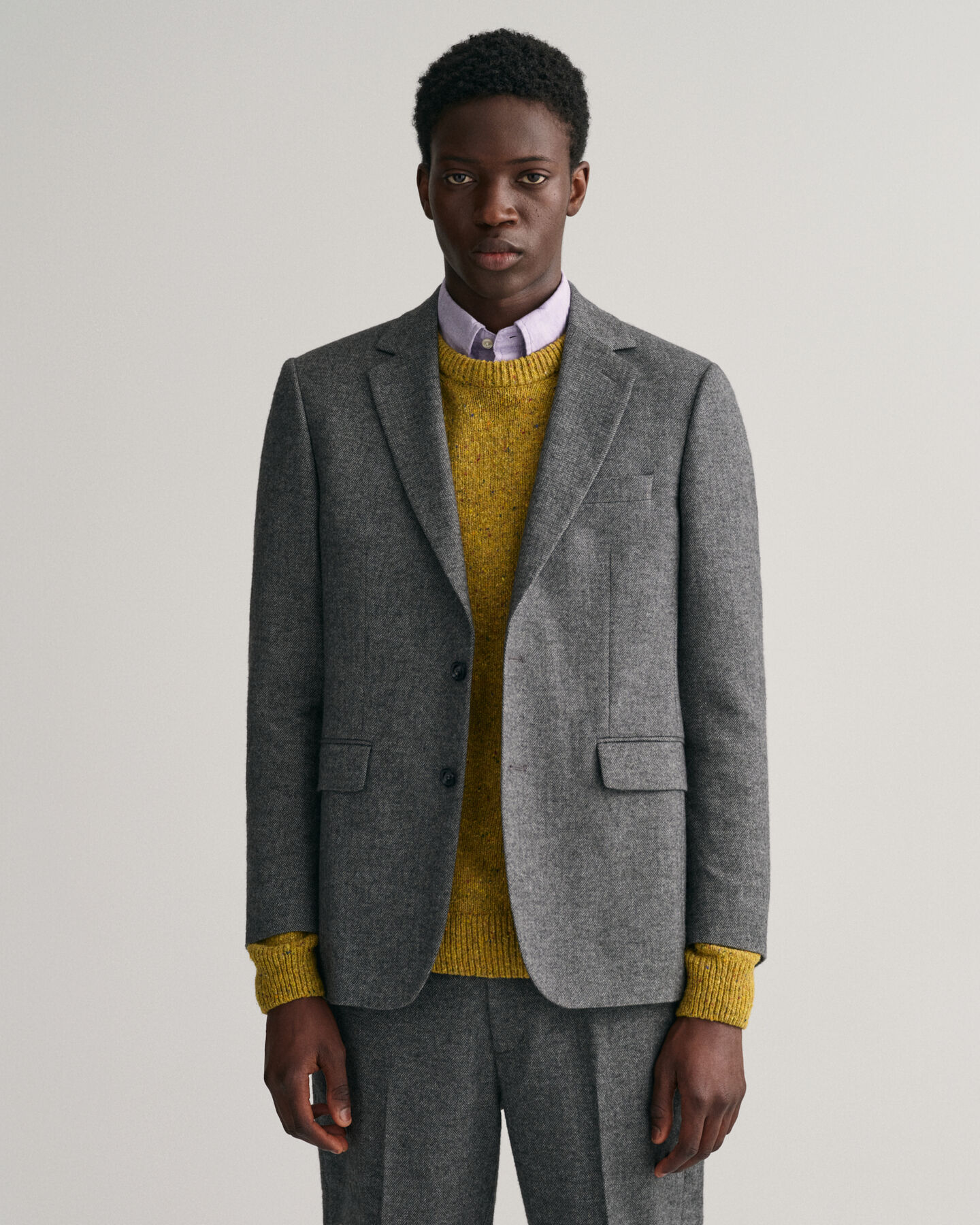 Herringbone Suit Blazer