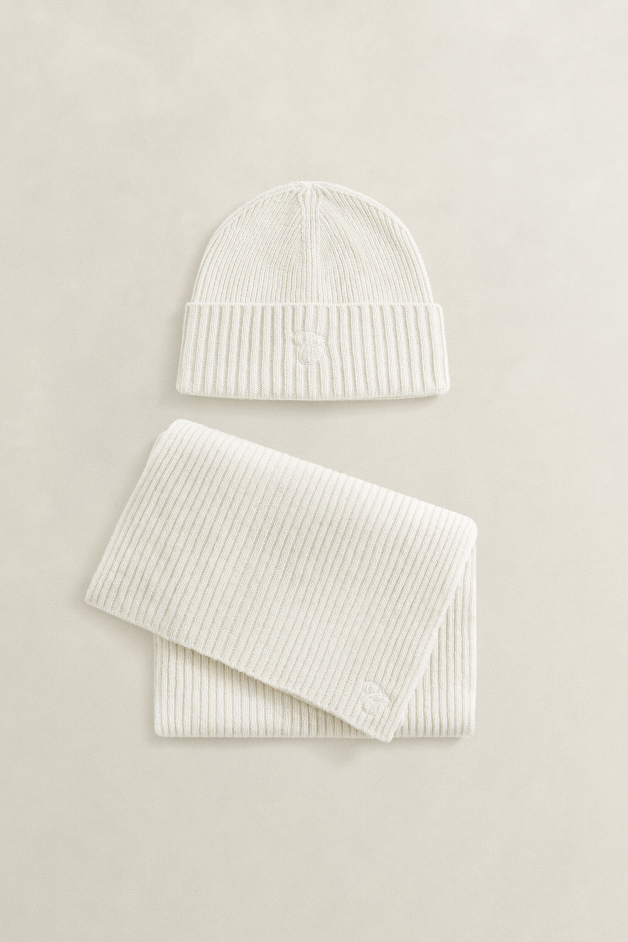 Embroidered Scarf & Beanie Gift Set