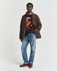 Bird Graphic Crew Neck Sweater