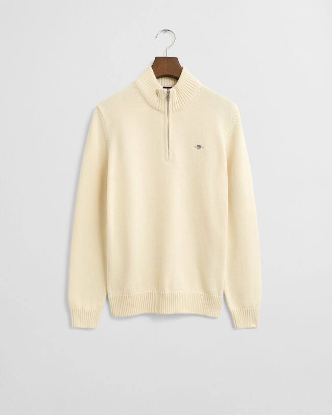Teens Casual Cotton Half-Zip Sweater