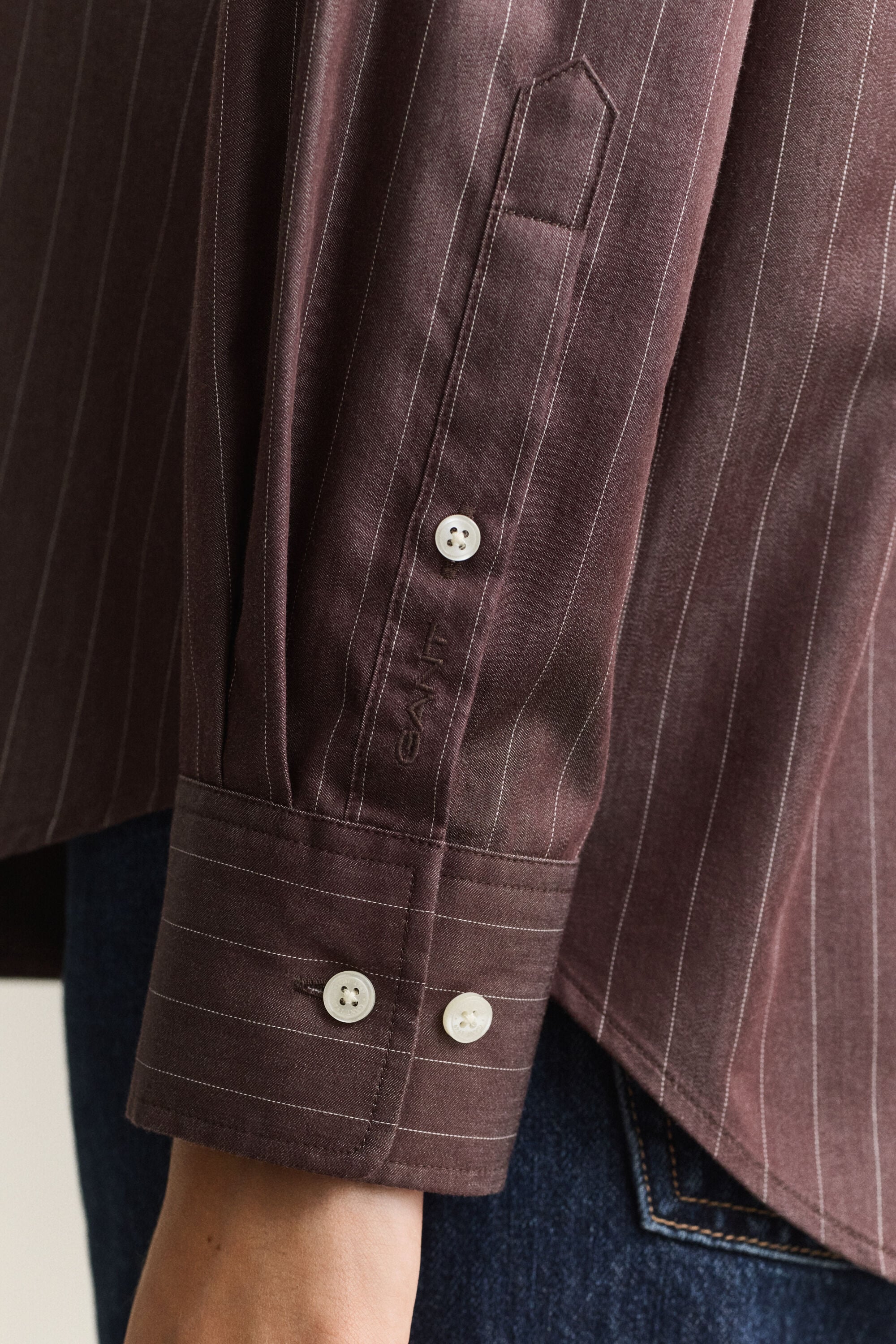 Relaxed Striped Poplin Shirt