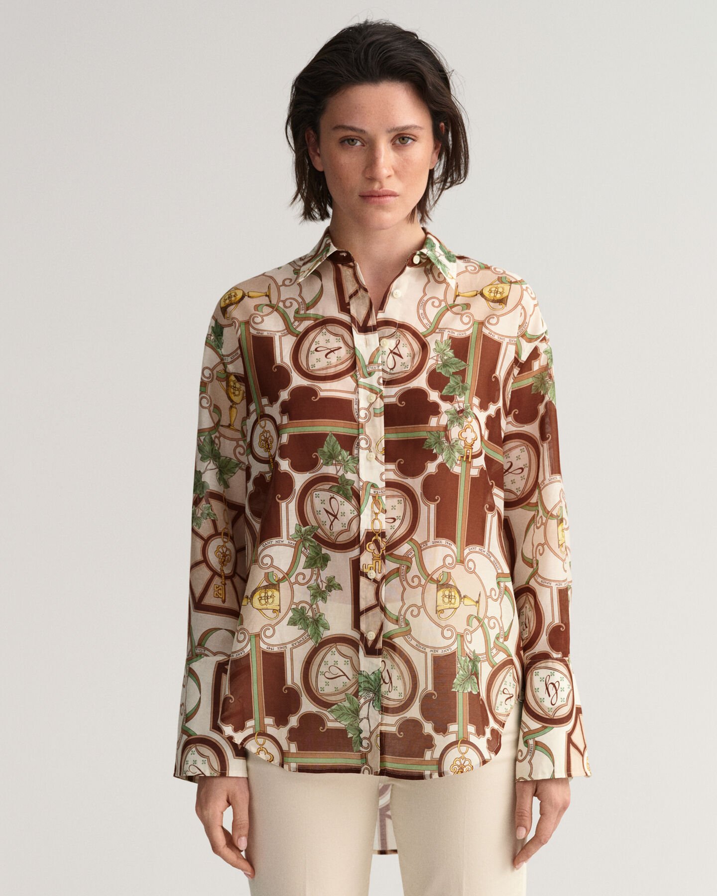 Relaxed Fit American Luxe Cotton Silk Shirt