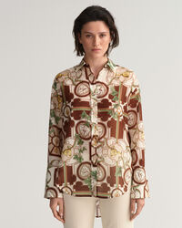 Relaxed Fit American Luxe Cotton Silk Shirt