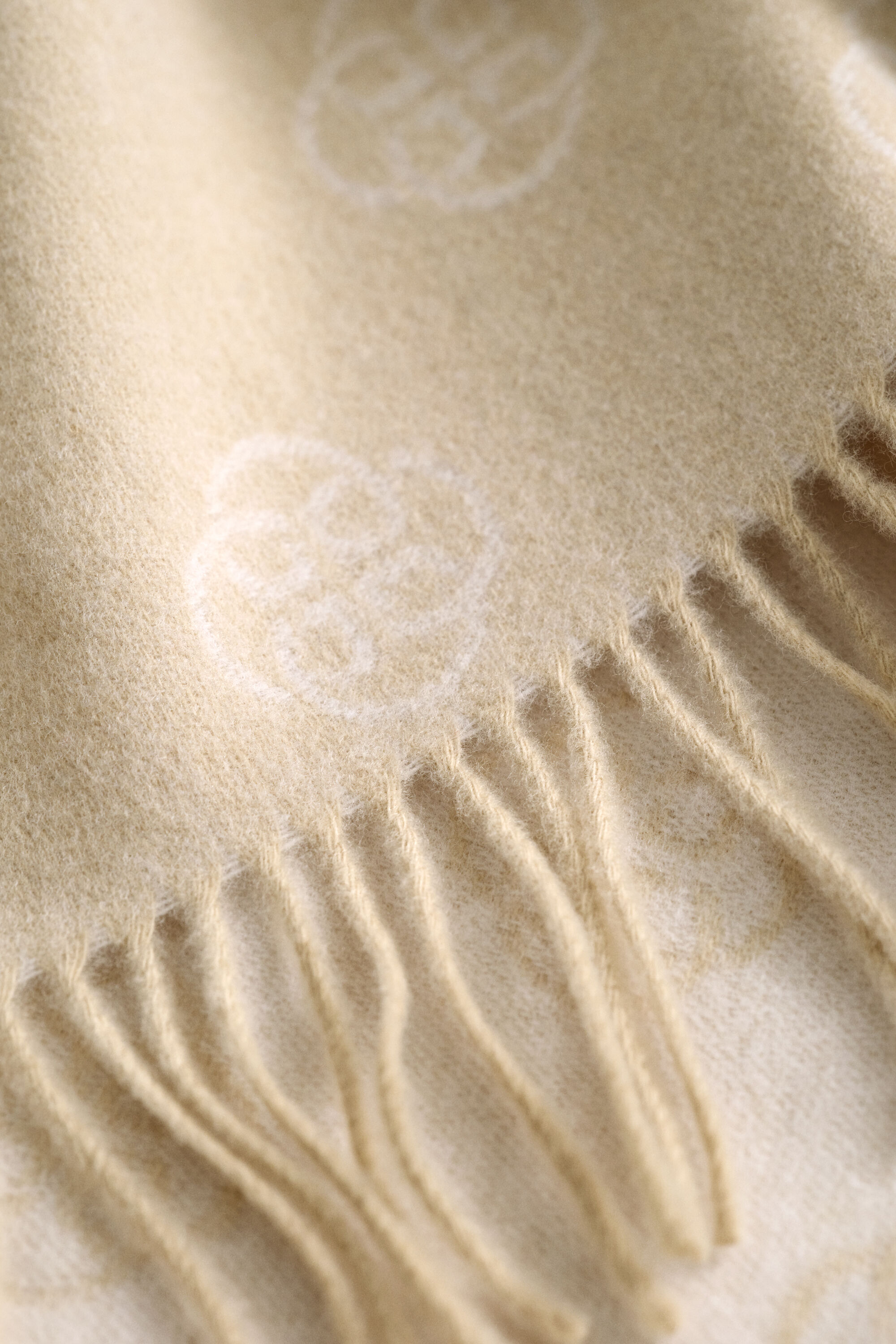 Monogram Wool Scarf