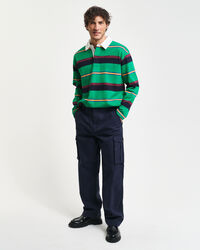 Regular Fit Cotton Twill Cargo Pants