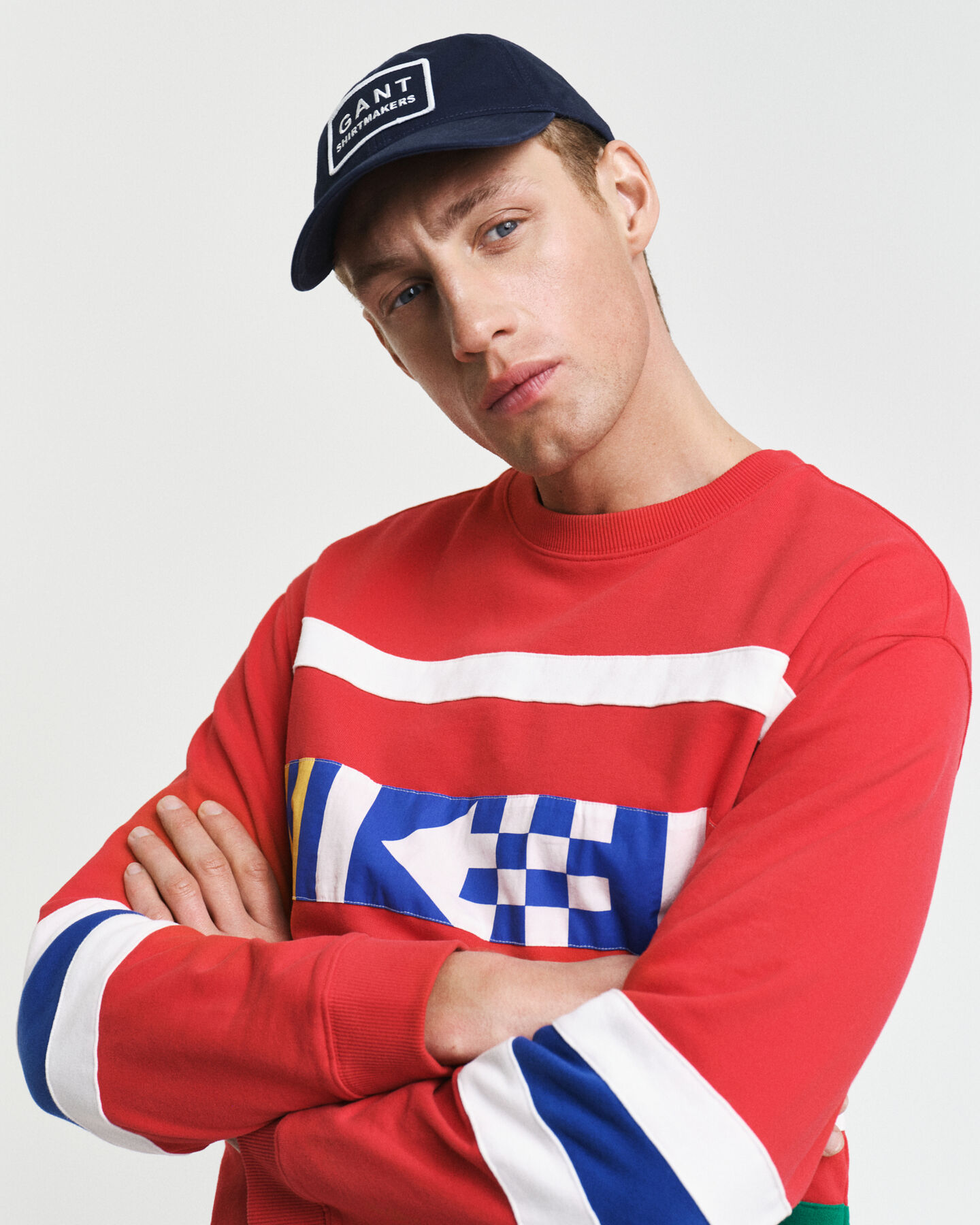 Panel Crew Neck Sweatshirt