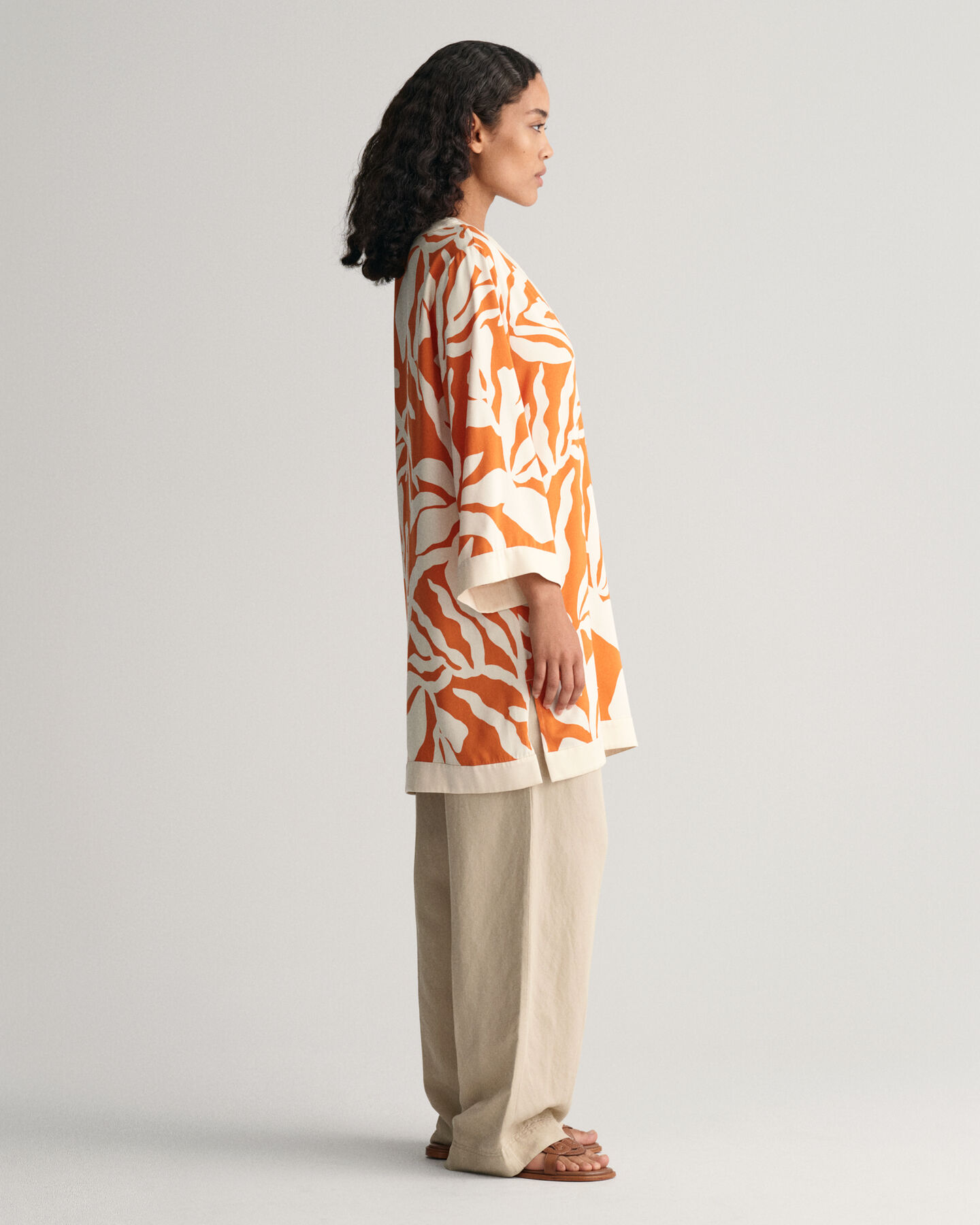 Palm Print Caftan