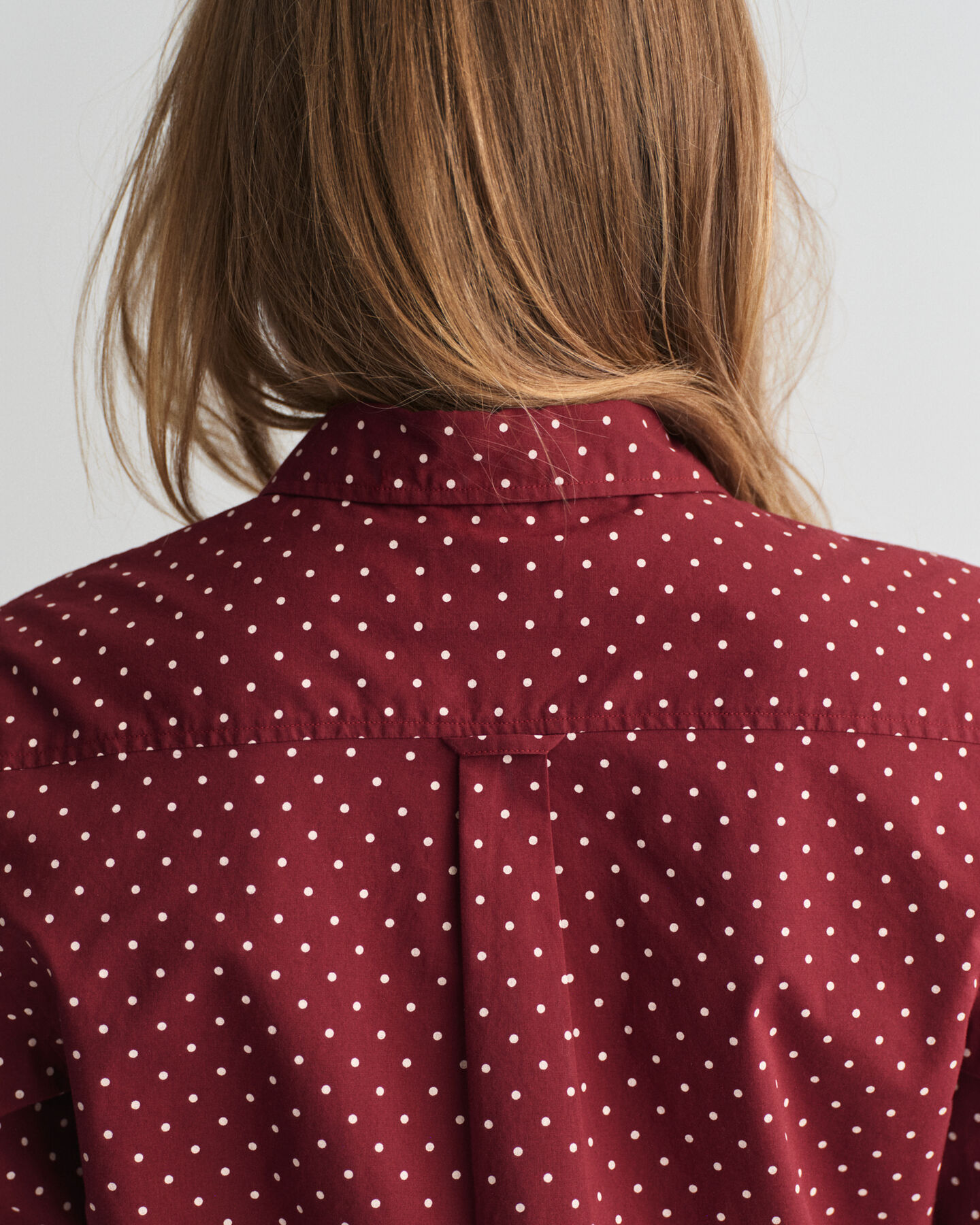 Regular Fit Dot Print Cotton Voile Shirt