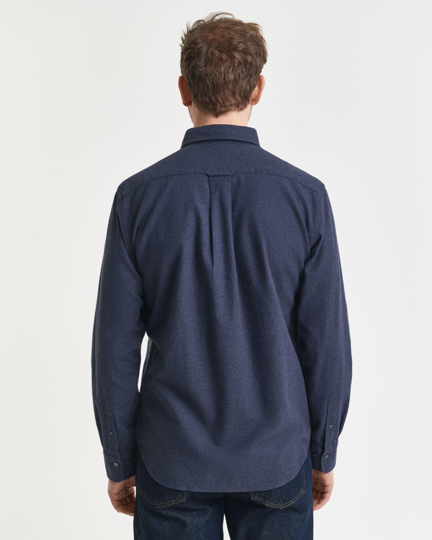 Regular Fit Melange Flannel Shirt