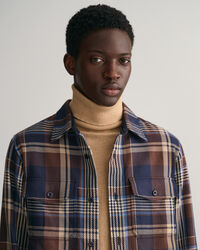 Checked Heavy Twill Overshirt