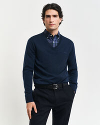 Extra Fine Merino Wool V-Neck Sweater