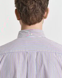 Regular Fit Striped Classic Poplin Shirt