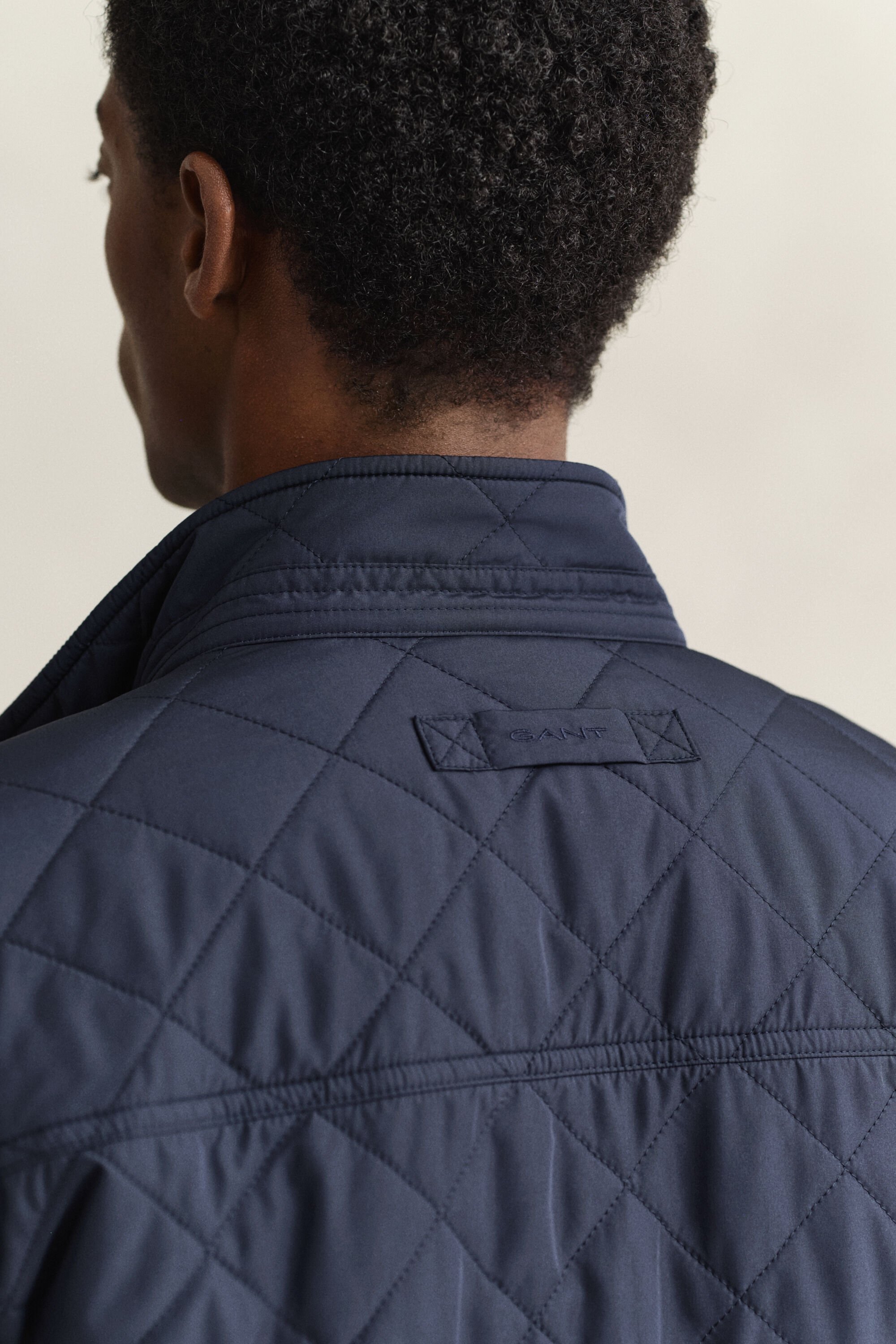 Quilted Windcheater Mid-Length Jacket