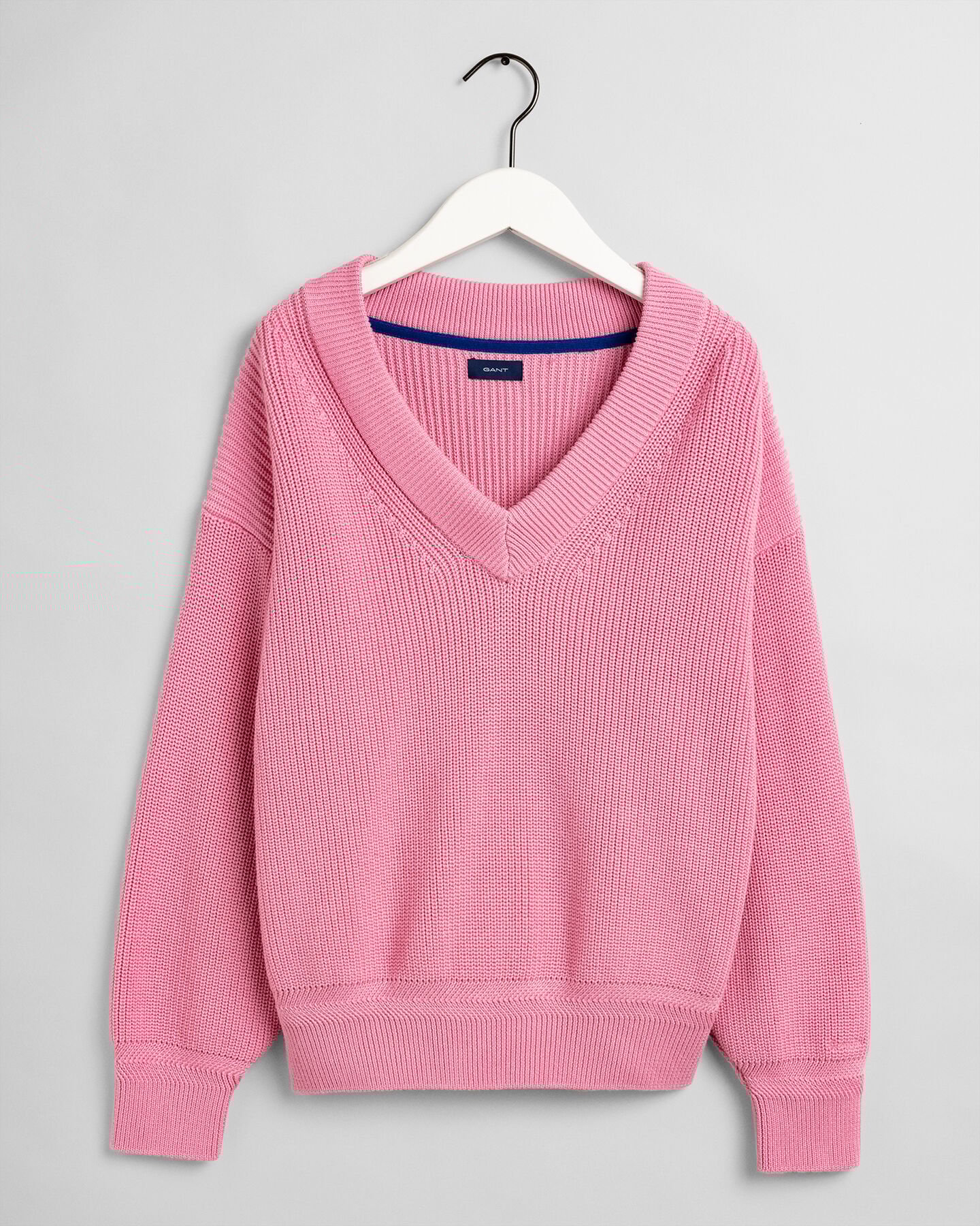Ribbed V-Neck Sweater
