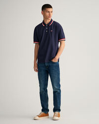 Retro Flag Piqu&eacute; Polo Shirt