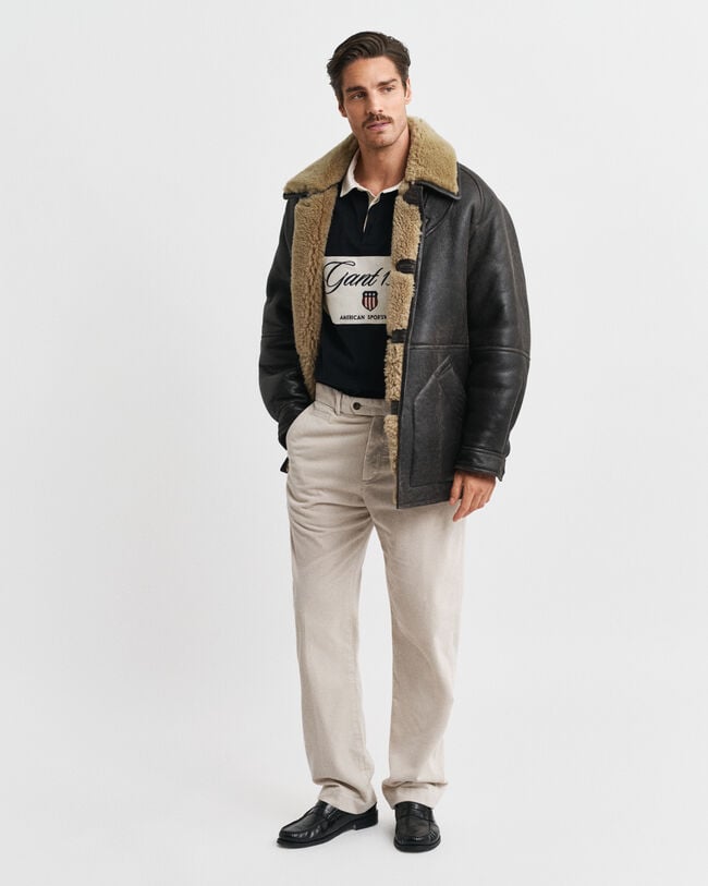 Straight Fit Corduroy Pants