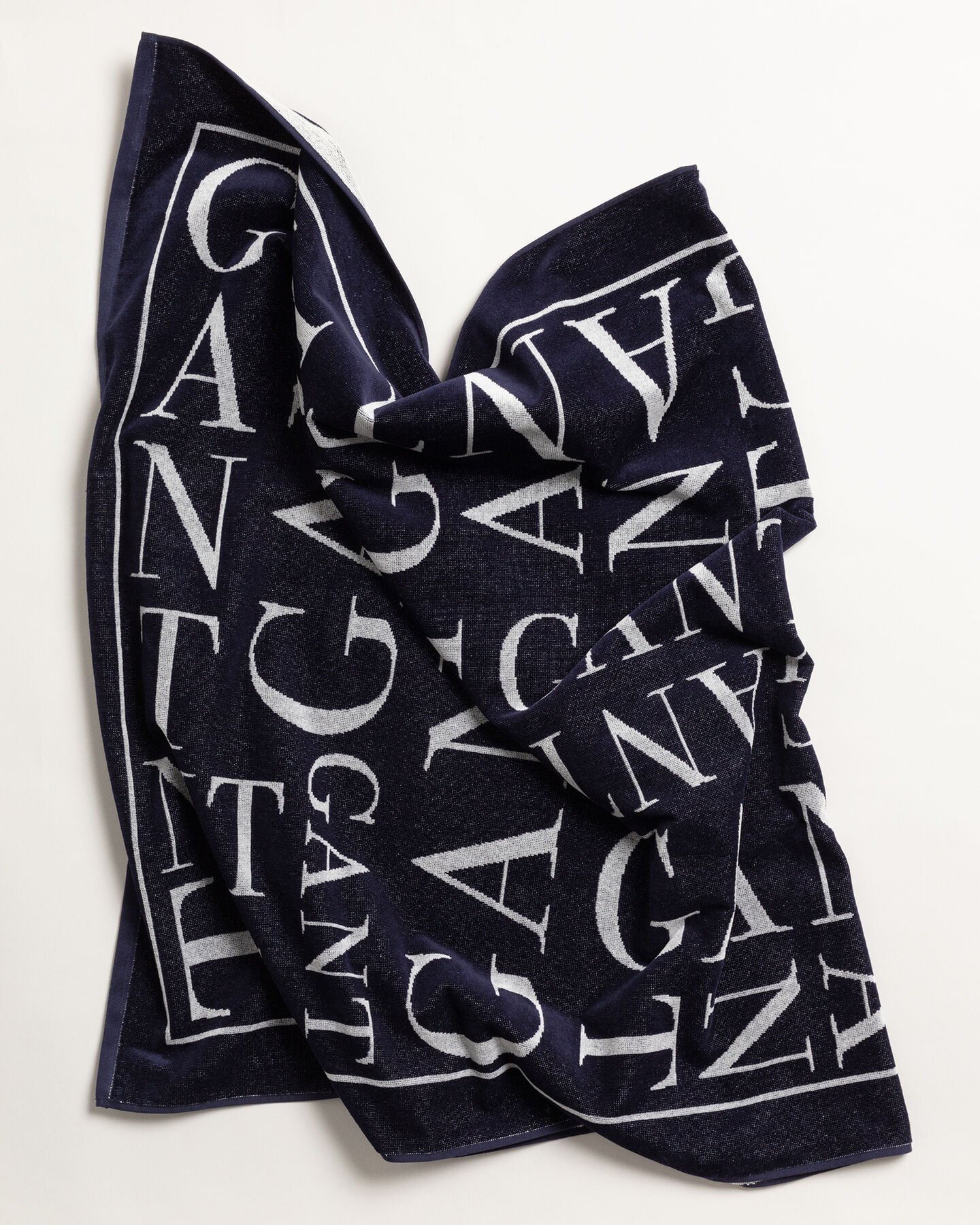 Letter Print Beach Towel 100x180