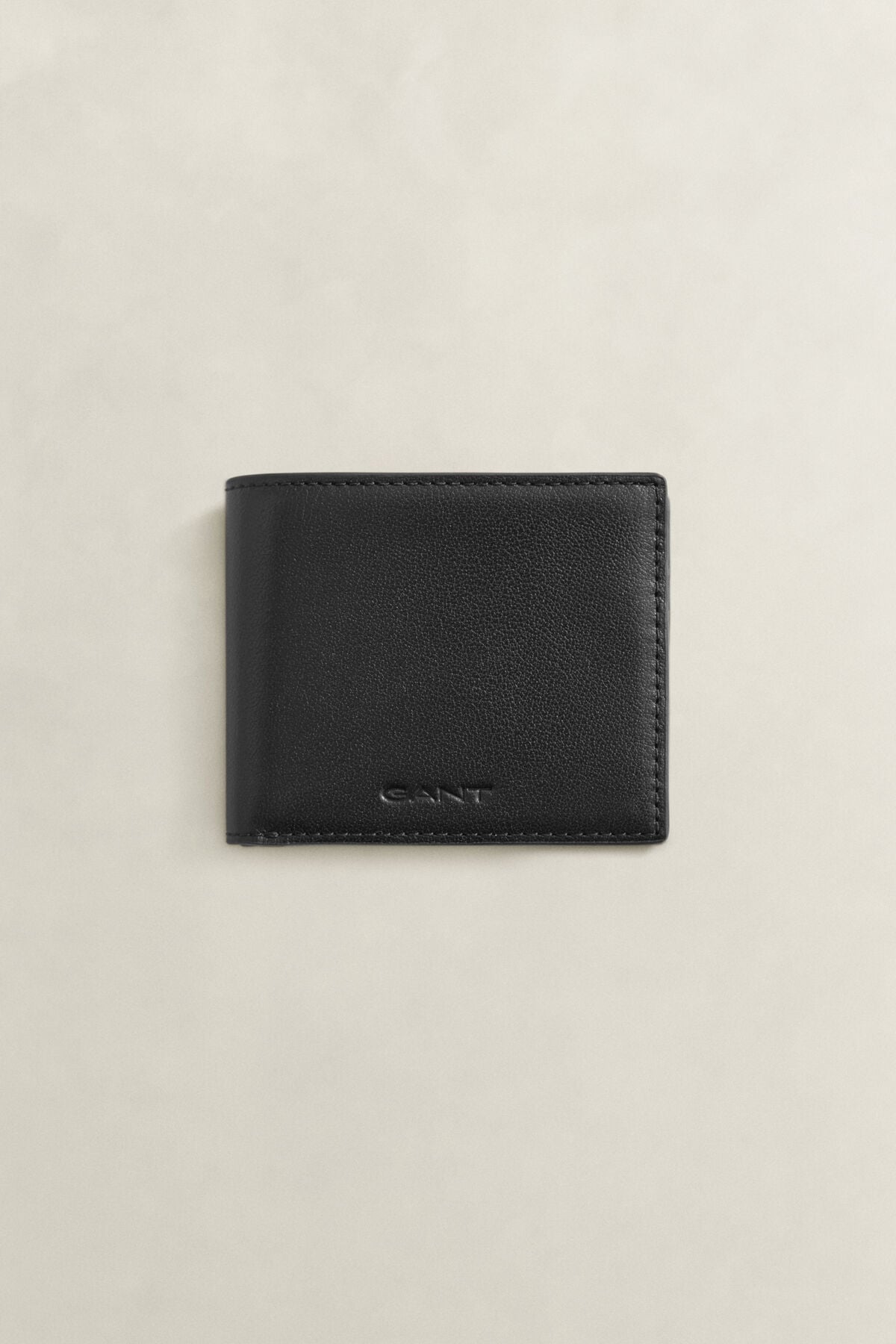 Leather Bifold Wallet — BLACK