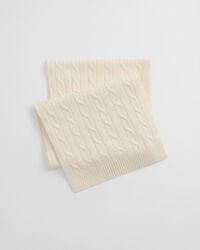 Cable Knit Wool Scarf
