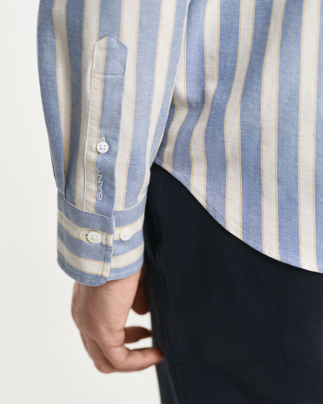 Relaxed Fit Striped Heritage Oxford Shirt